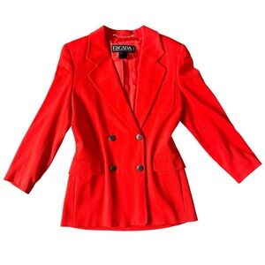 Vintage 90s ESCADA Wool Blazer, Medium